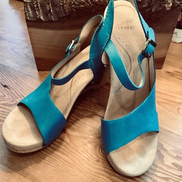 DANSKO WOOD TASHA HEEL SANDAL EU 42 - US 11 - Picture 6 of 6